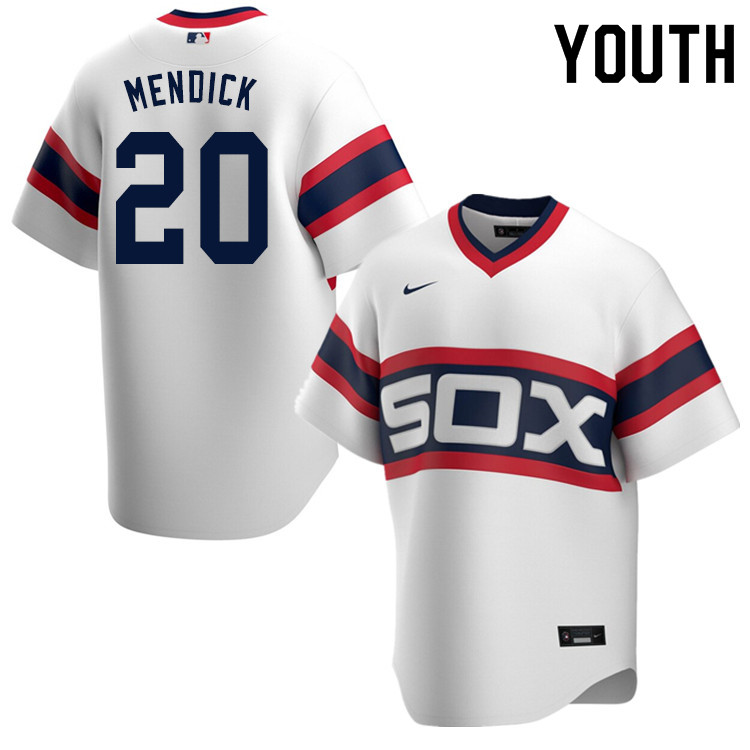 Nike Youth #20 Danny Mendick Chicago White Sox Baseball Jerseys Sale-White